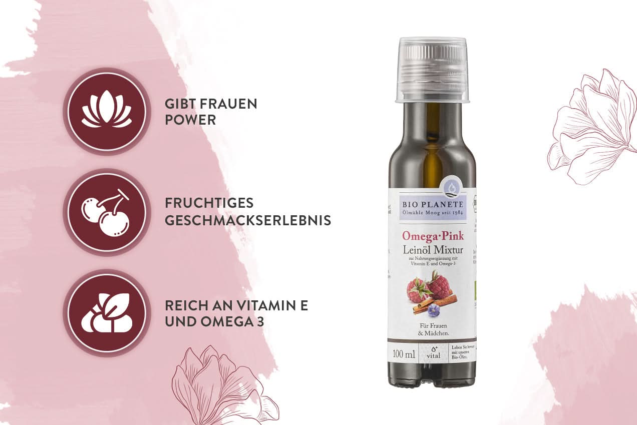 Bio Planéte Omega Pink Öl, 100ml