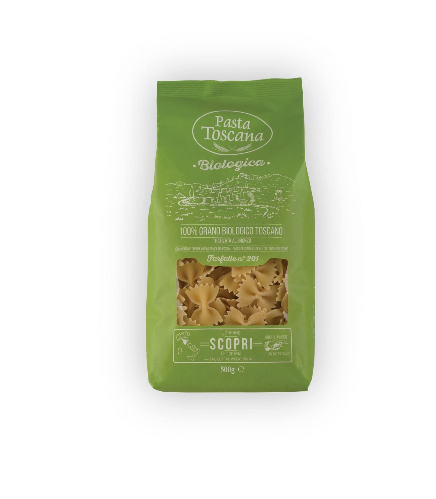 Farfalle, Pasta Toscana Biologica 500g