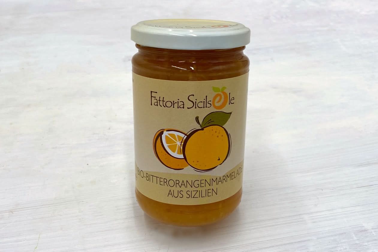 Fattoria Sicilsole, Bio Bitterorangen Marmelade, 370g