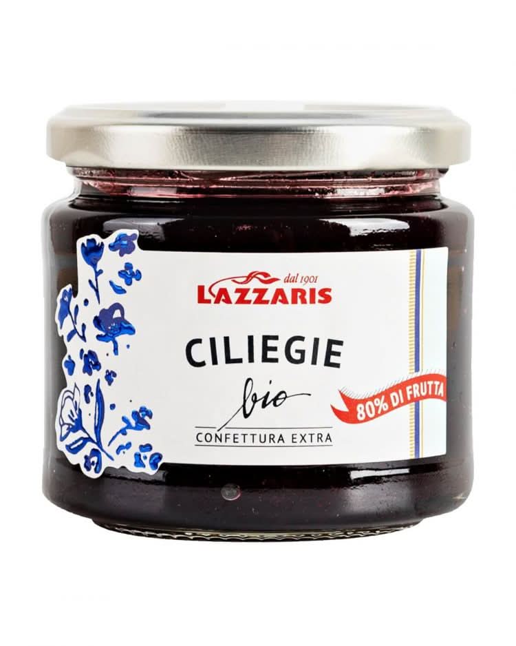 Lazzaris - Bio Konfitüre Extra - Kirsche - 80% Frucht