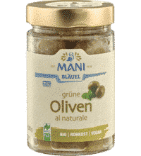 Mani Grüne Oliven al Naturale, 205g