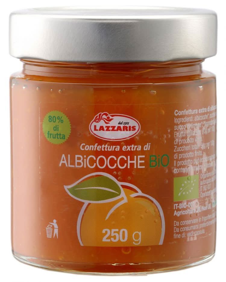 Lazzaris - Bio Konfitüre - Aprikose- 230g