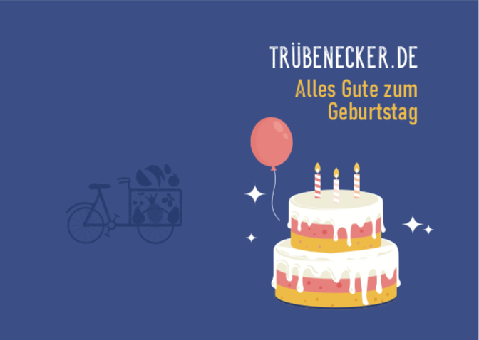 Grußkarte "ALLES GUTE ZUM GEBURTSTAG"