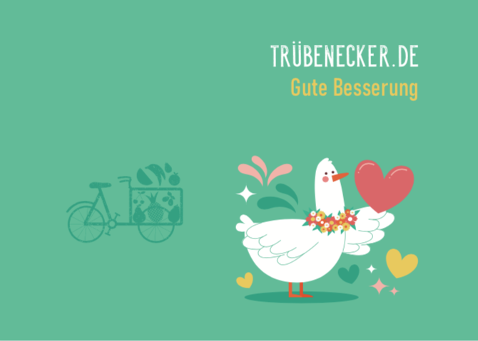 Grußkarte "GUTE BESSERUNG"