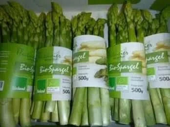 Spargel grün Bio regional