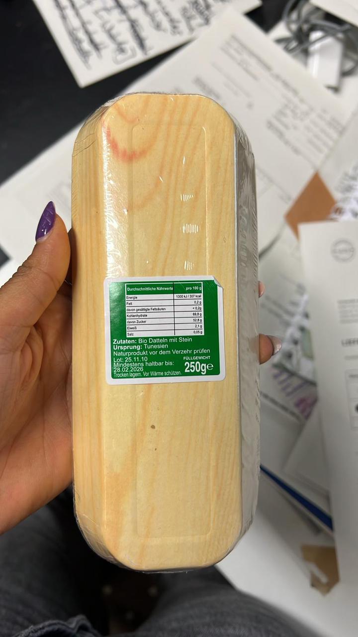 Datteln "Deglet Nour" Demeter Bio