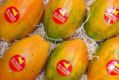 Vulkan Papayas Bio von Andrea aus Sizilien Aktions-Box