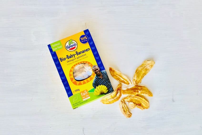Babybananen getrocknet Bio & Fair Kipepeo