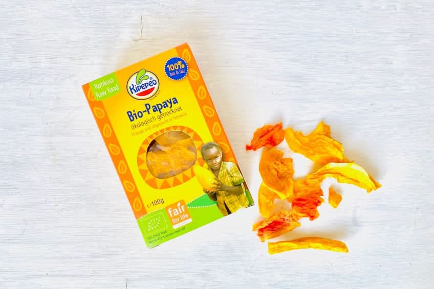 Papaya getrocknet Bio & Fair Kipepeo
