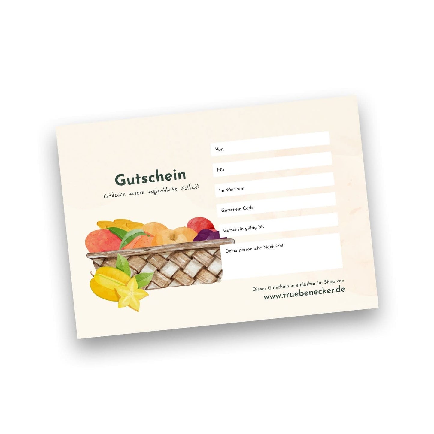 Dein Trübenecker Gutschein