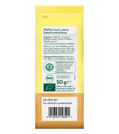 Lebensbaum Pfeffer bunt, ganz, 50g