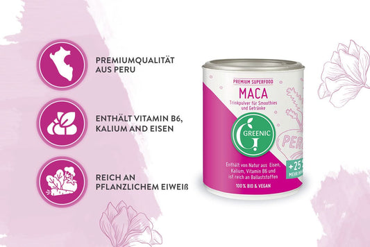 Bio Maca Trinkpulver, 150 gr Dose
