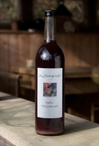 Apfel-Holundersaft Lillinghofer Obstgut Bio regional