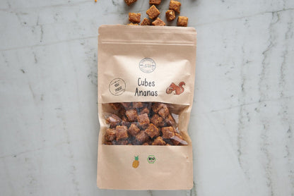 Ananas Cubes getrocknet Bio