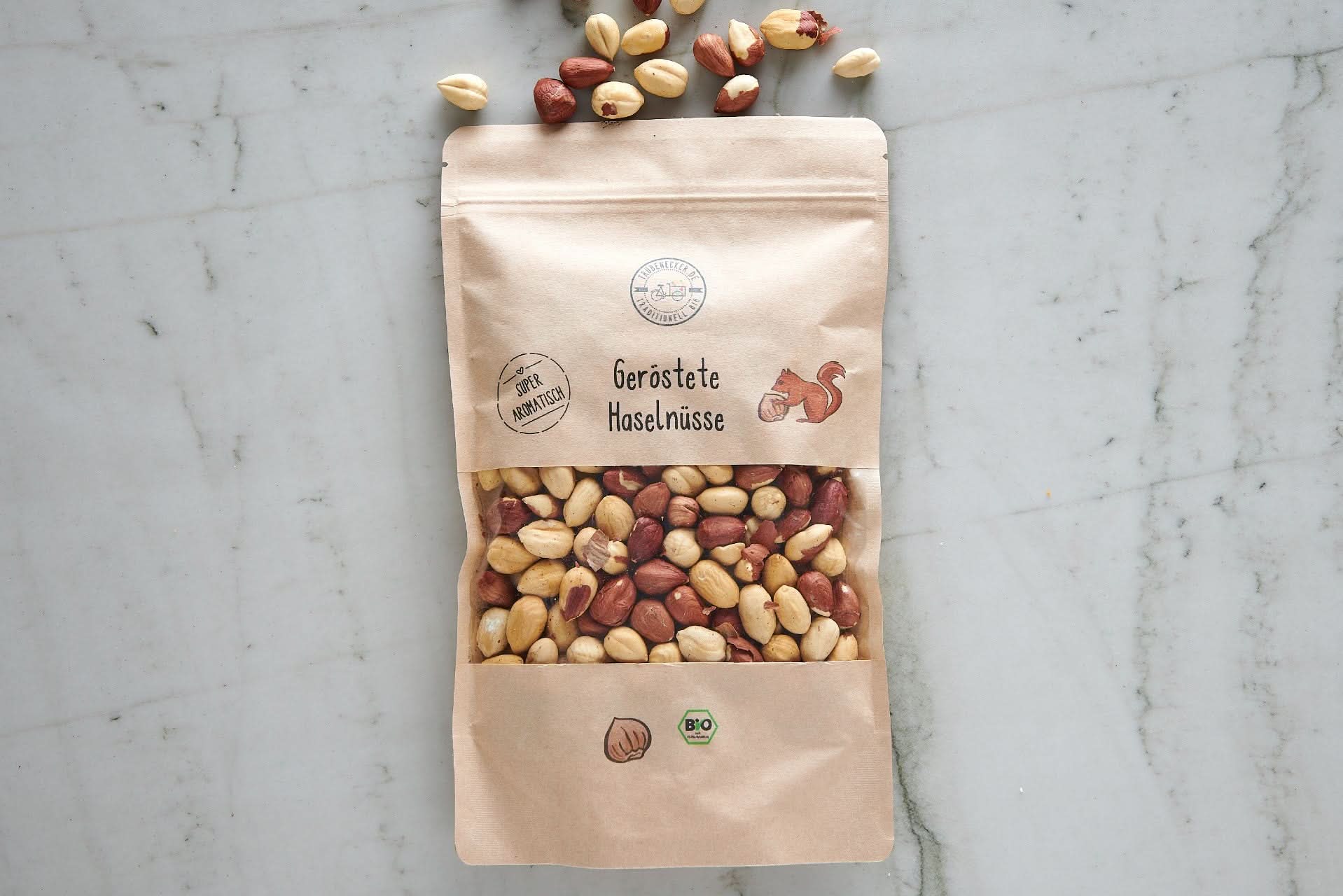 Haselnüsse geröstet Bio - Trübenecker.de