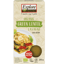 Explore Cuisine, Bio Lasagneblätter aus grünen Linsen