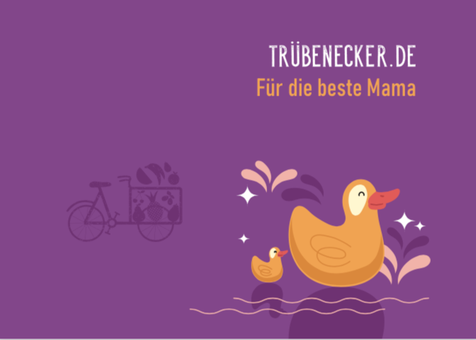 Grußkarte &amp;quot;FÜR MAMA&amp;quot; - Trübenecker.de