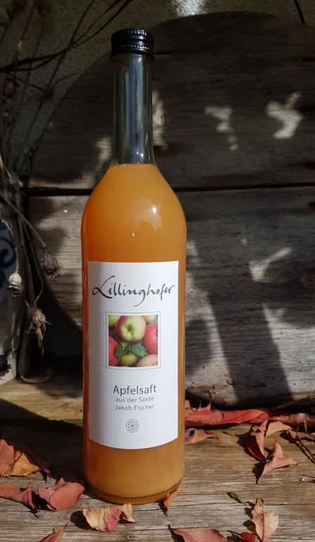 Bio Apfelsaft Jakob Fischer regional 0,75L