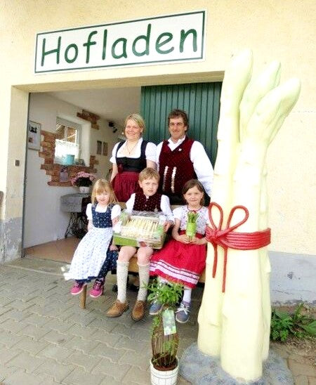 Spargel grün Bio regional vom Heitmeierhof