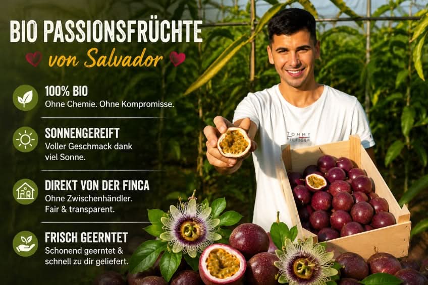 Passionsfrüchte Bio von Salvador Hochernte-Sonderaktion %