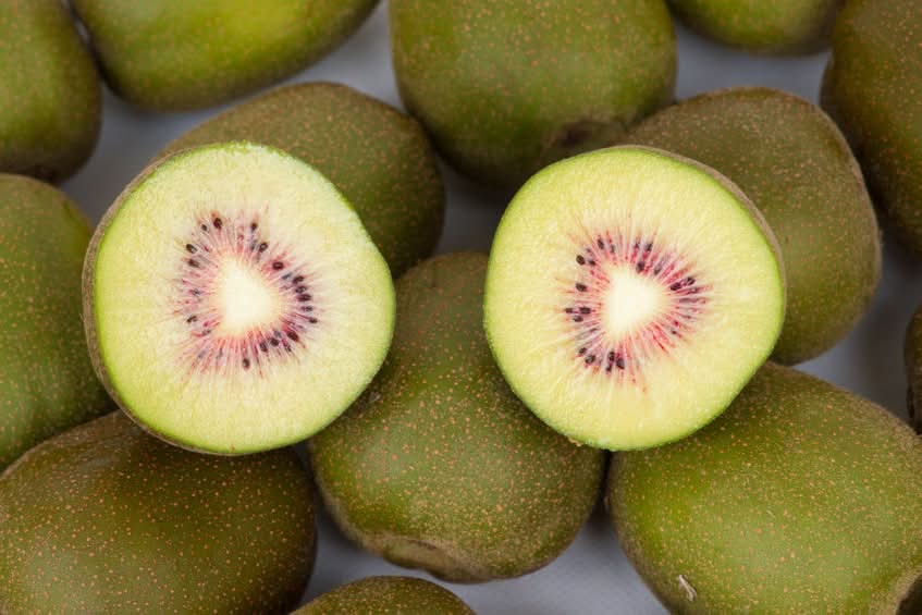 Bio Kiwi-Rarität "Red Sun" Aktionspreis % 500g