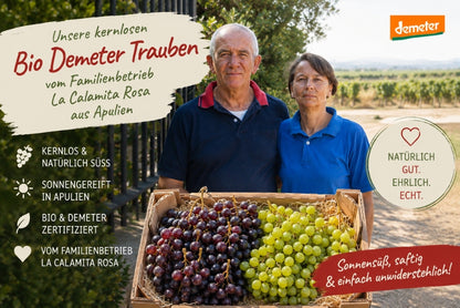Trauben Mix Bio kernlos demeter von Lacalamita Rosa