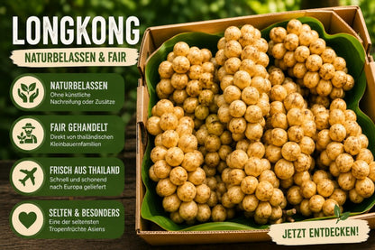 Longkong naturbelassen