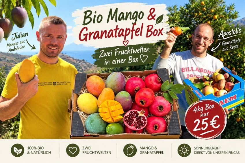 Mango & Granatapfel Bio Box Aktionspreis % 4kg