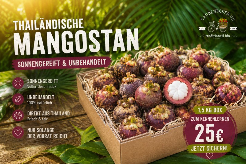 Mangostan unbehandelt Thailand 1,5kg Box Promo %