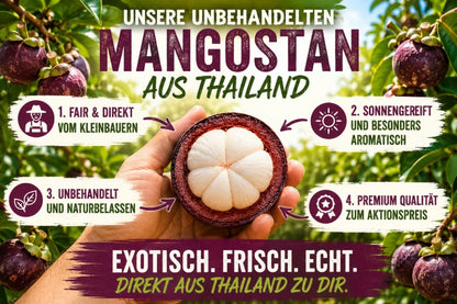 Mangostan unbehandelt Thailand 1,5kg Box Promo %
