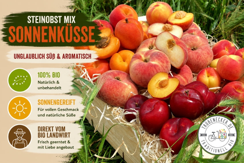 Steinobst-Mix Bio "Sonnenküsse" Box