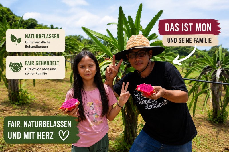 Drachenfrucht rot von Mon naturbelassen