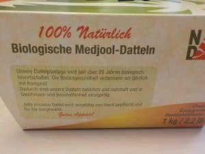 Bio Datteln "Medjool" 1kg Pack. Aktionspreis!