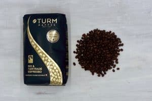 TURM Kaffee, Espresso, ganze Bohne, 1.000 gr Beutel